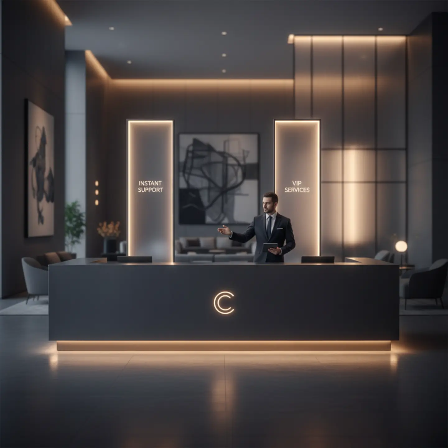 Premium concierge support desk